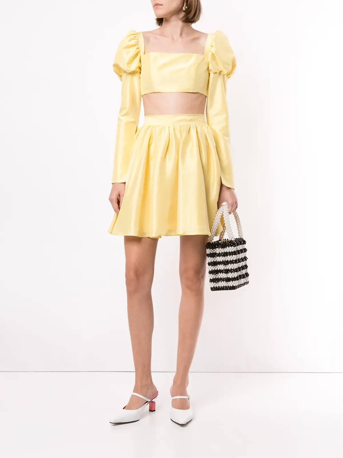 Macgraw Canary crop blouse - 画像2