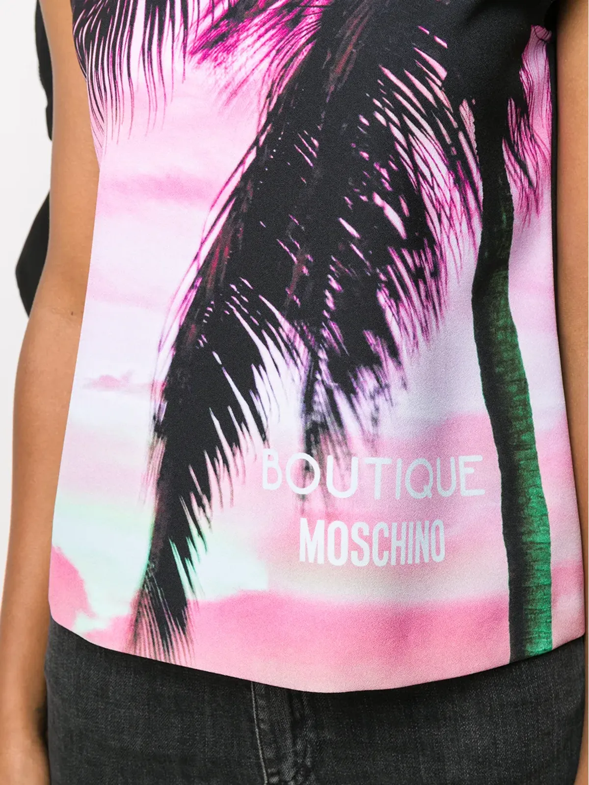 Boutique Moschino パームツリー柄トップス - 画像5