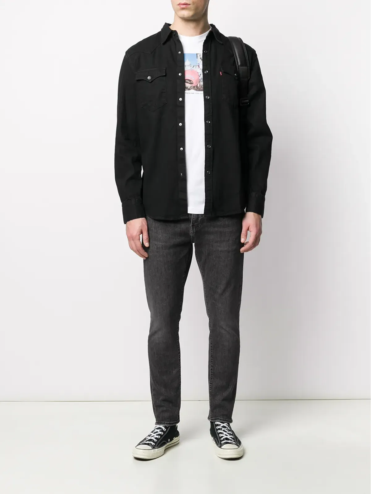 Levi's Barstow Western デニムシャツ - ブラック - 画像2