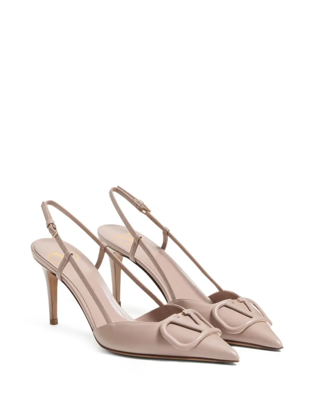 Valentino Garavani 85mm VLogo Signature スリングバックパンプス - 画像2