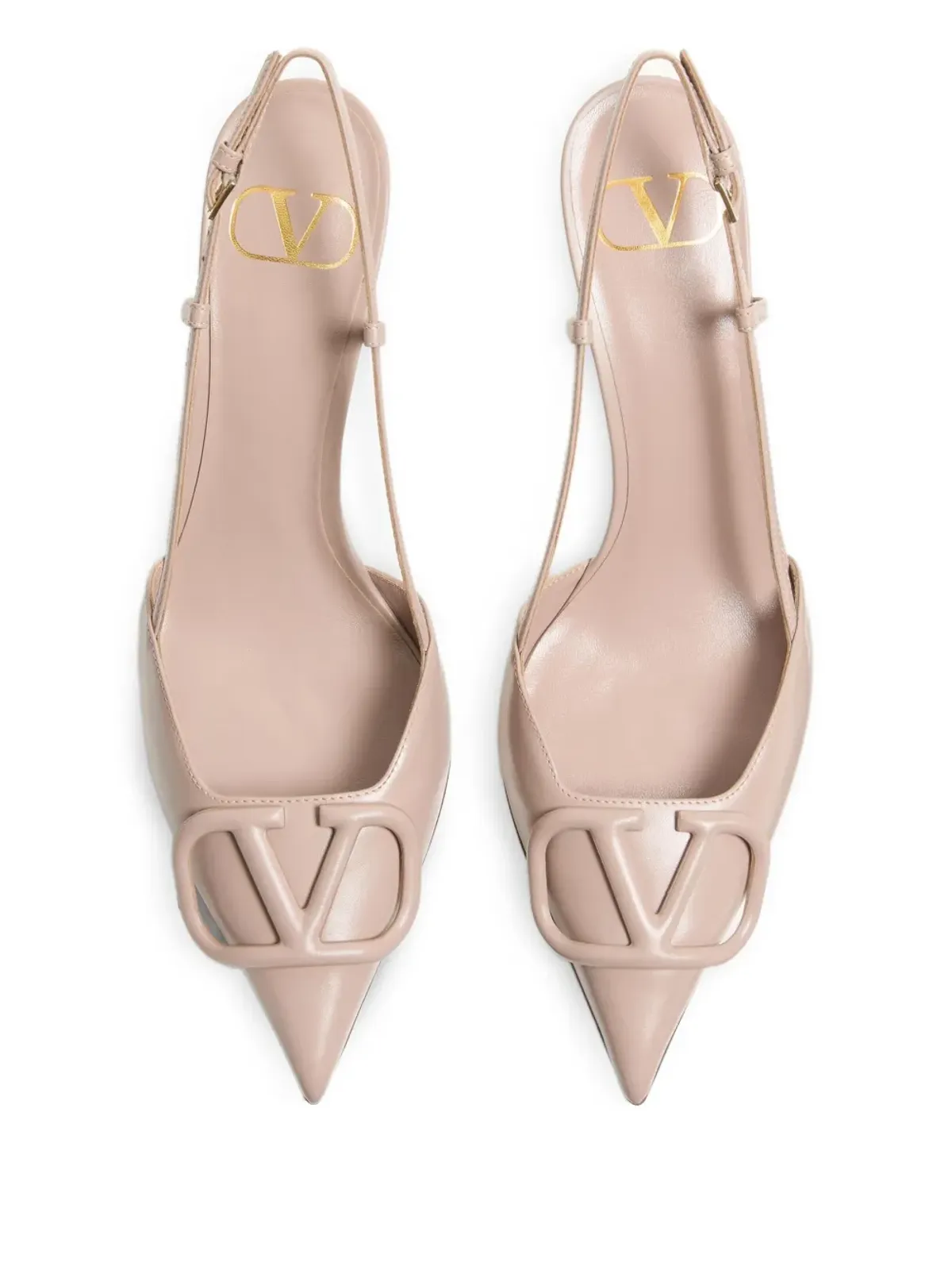 Valentino Garavani 85mm VLogo Signature スリングバックパンプス - 画像3