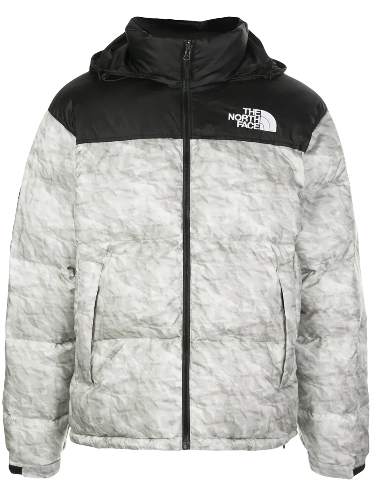 Supreme x The North Face Nuptse paper-print jacket - 画像1