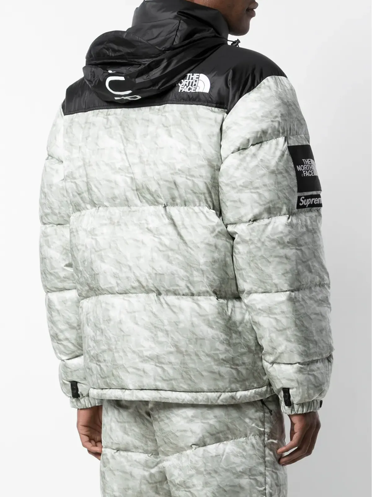Supreme x The North Face Nuptse paper-print jacket - 画像4