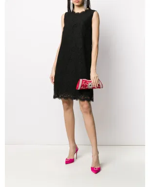 Dolce & Gabbana レースオーバーレイ ノースリーブ ミニドレス - サムネイル2