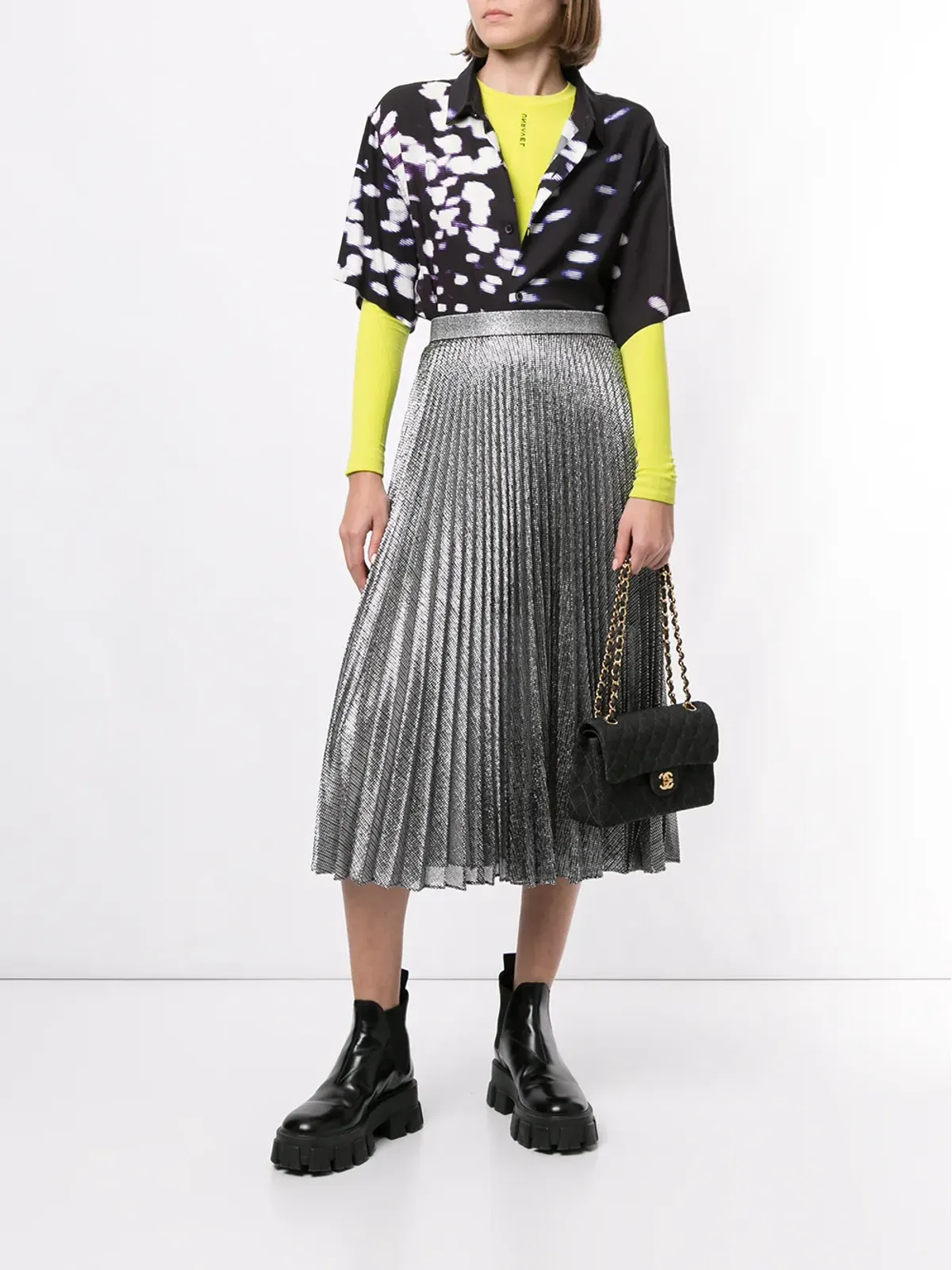 CHANEL Pre-Owned ダブルフラップショルダーバッグ - 画像2