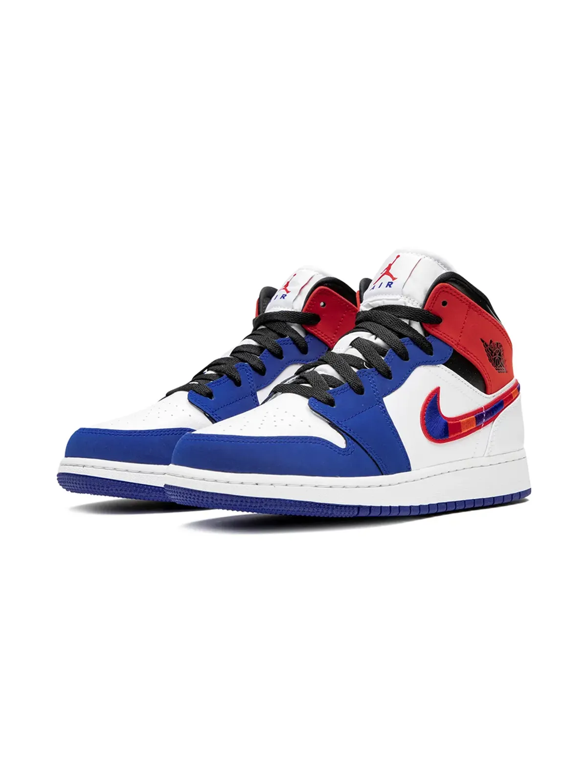 Jordan Kids Air Jordan 1 Mid SE スニーカー（ホワイト） - 画像2