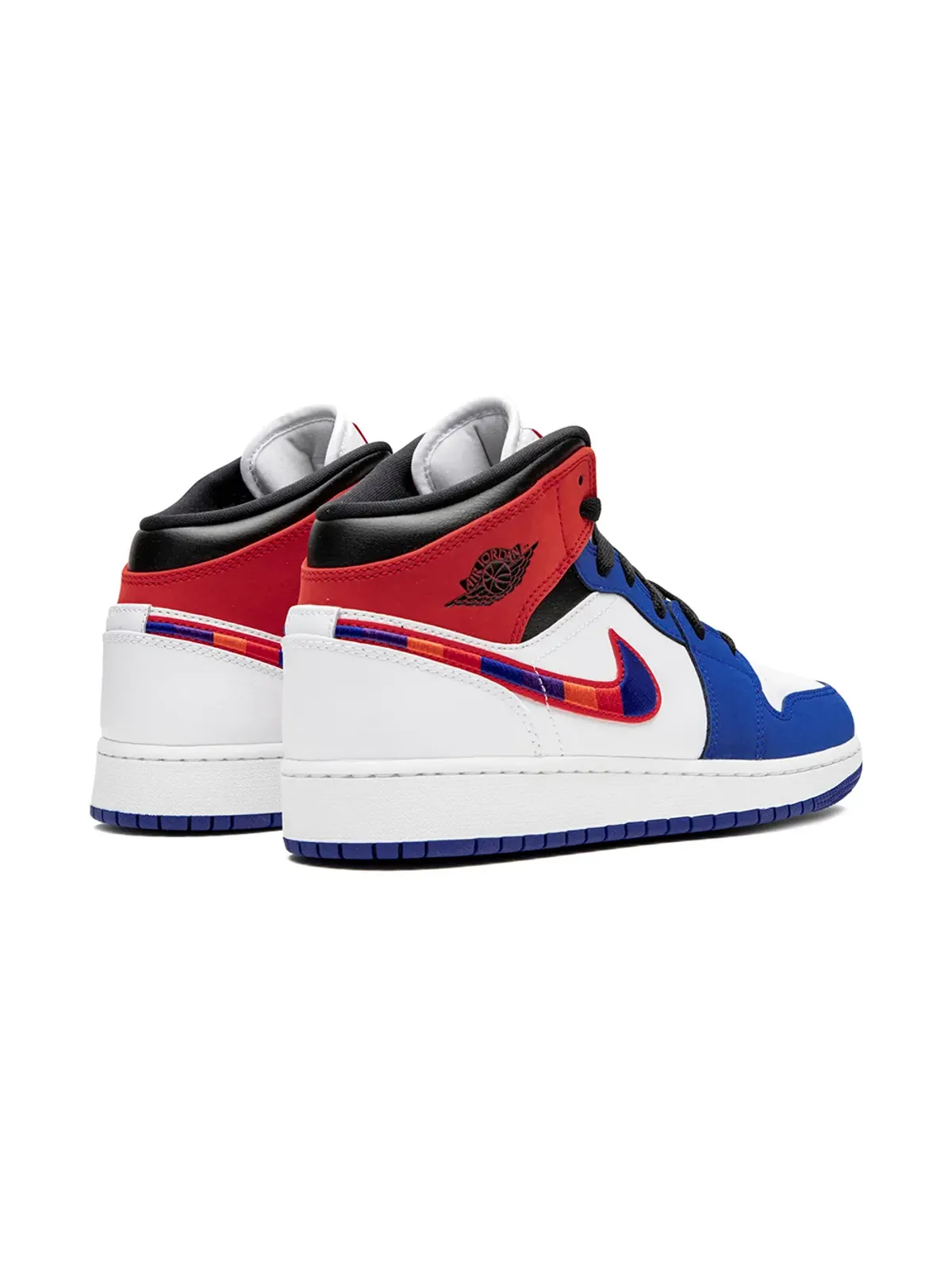Jordan Kids Air Jordan 1 Mid SE スニーカー（ホワイト） - 画像3