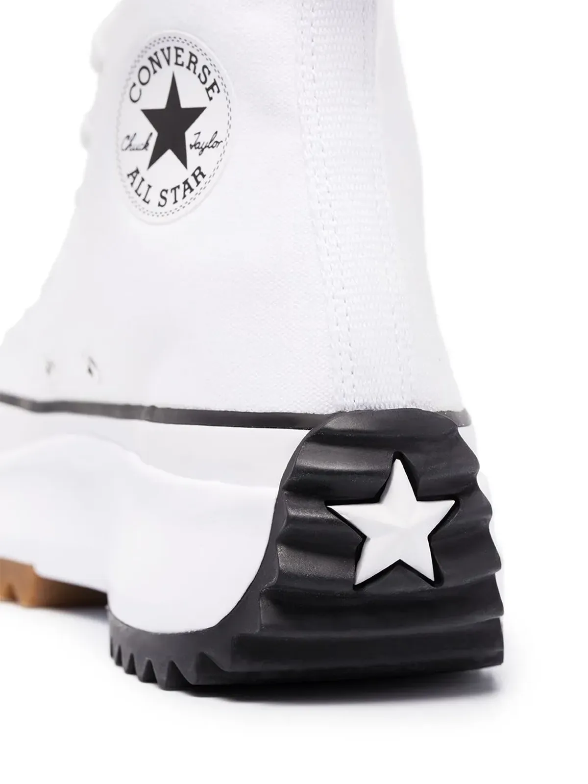 Converse Run Star Hike Hi ホワイト スニーカー - 画像4