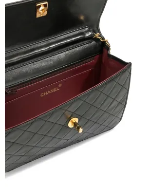 CHANEL Pre-Owned 1990s CC ダイヤモンドキルト 2ウェイバッグ - ブラック - サムネイル5