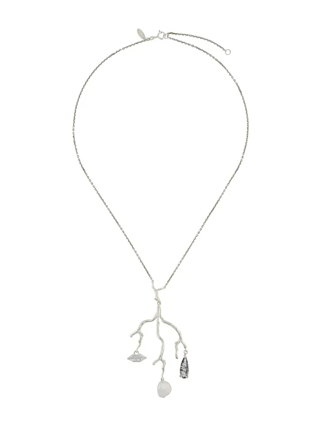 Wouters & Hendrix Wouters & Hendrix リヴェス・デ・リヴェス ブランチ パールネックレス（シルバー）の商品画像