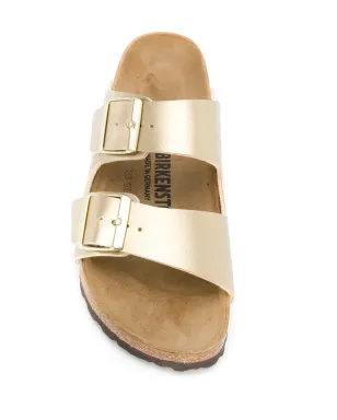 Birkenstock アリゾナ バックル サンダル - ゴールド - サムネイル4