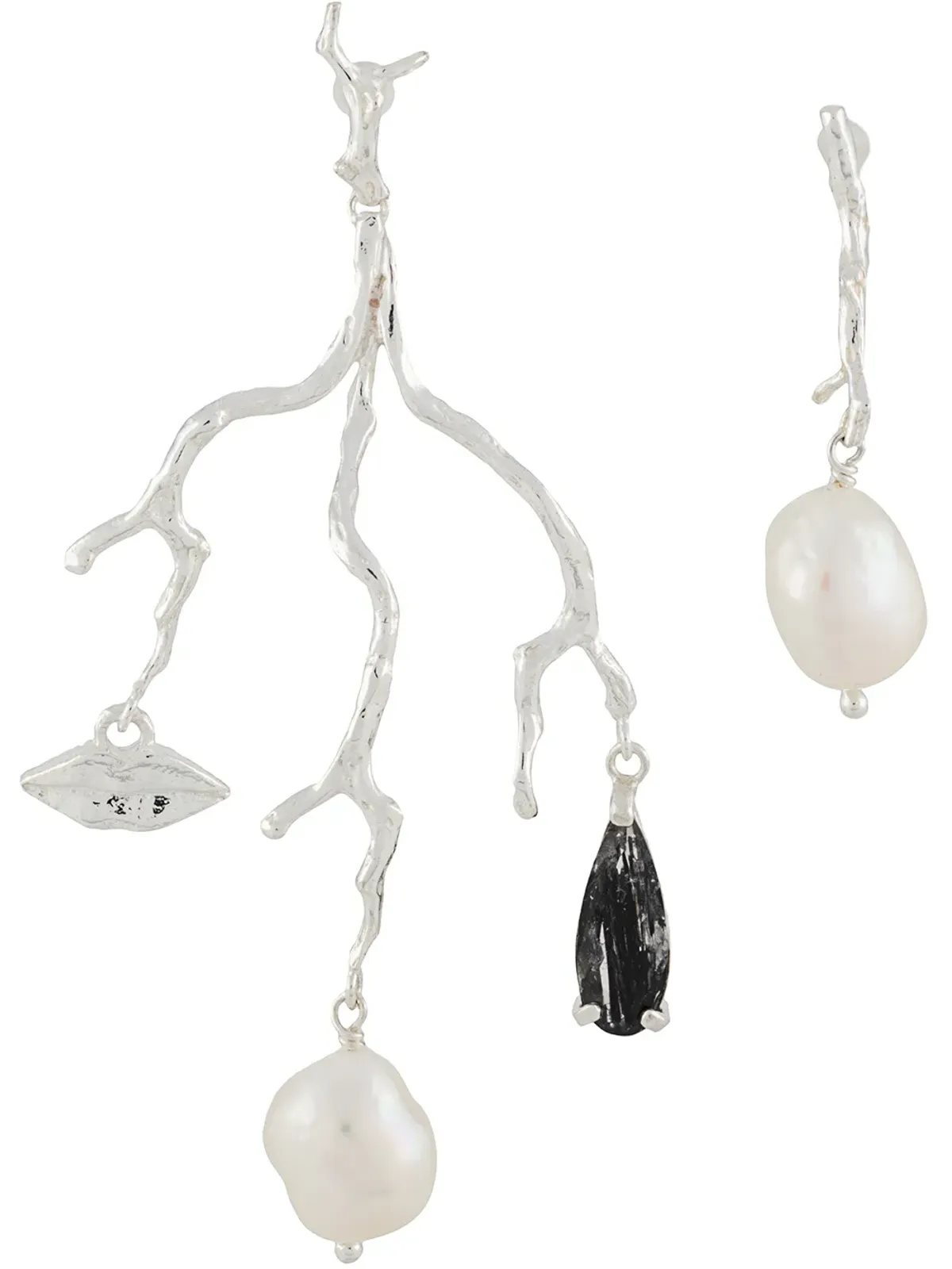 Wouters & Hendrix Reves de Reves ブランチ イヤリング - Silver - 画像1