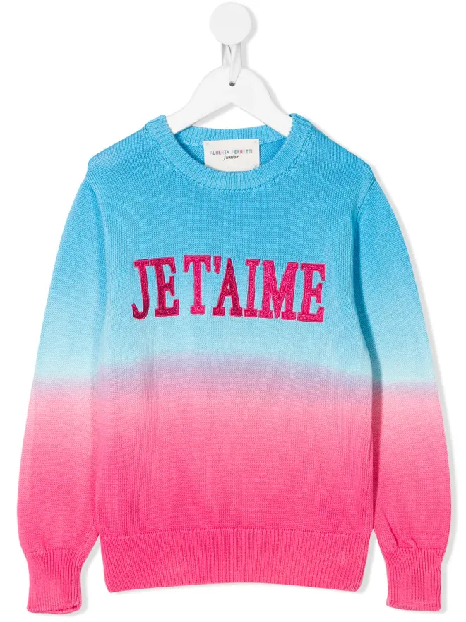 Alberta Ferretti Kids Alberta Ferretti Kids Je T'aime ジャンパーの商品画像