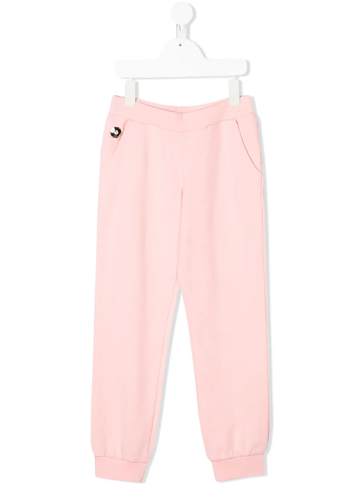 Philipp Plein Junior ロゴ トラックパンツ - Pink - 画像1