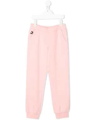 Philipp Plein Junior ロゴ トラックパンツ - Pink - サムネイル1