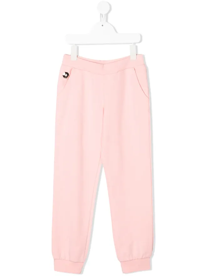 Philipp Plein Junior Philipp Plein Junior ロゴ トラックパンツ - Pinkの商品画像