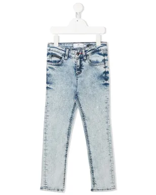 Philipp Plein Junior ミッドライズ・スリムジーンズ - サムネイル1