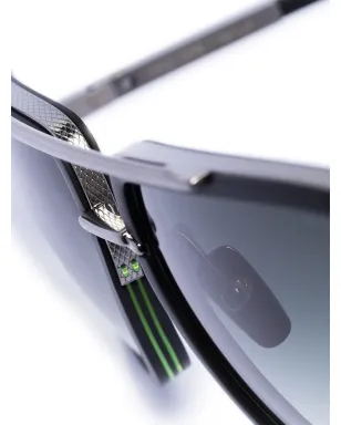 Dita Eyewear マッハ スクエアフレーム サングラス - ブラック - サムネイル3