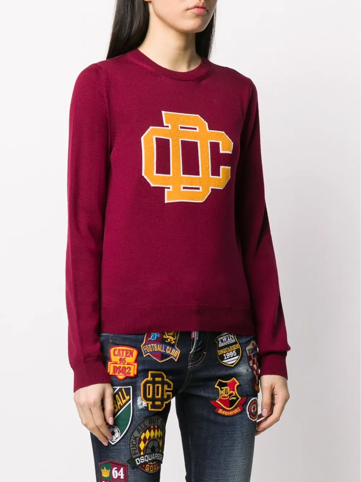 DSQUARED2 ロゴ入りニットセーター - 画像3