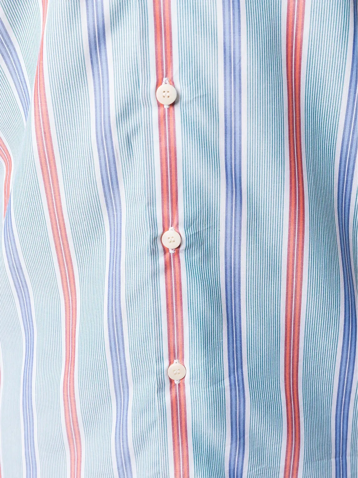 ETRO striped long-sleeved shirt - Green - 画像5