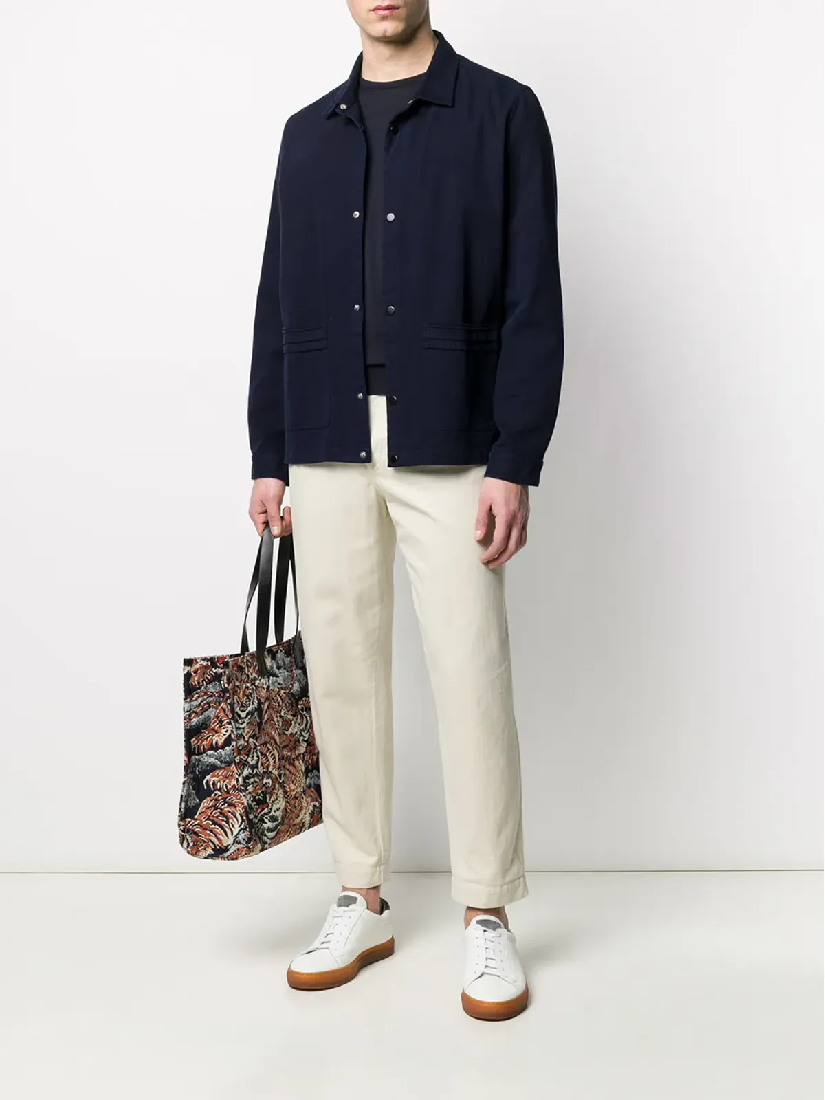 John Smedley Hatfield knitted jumper - ネイビー - 画像2