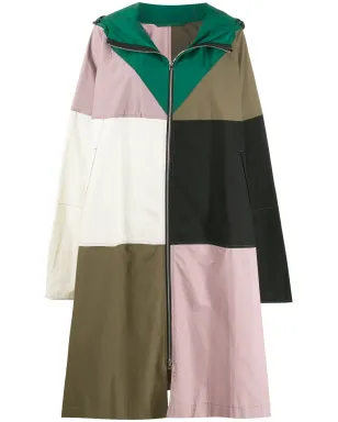 Colville フード付きパッチワークコート - サムネイル1
