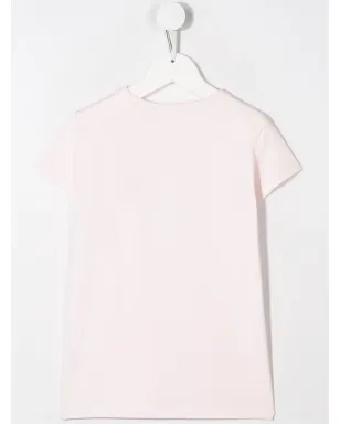 Lanvin Enfant スパンコール ロゴ Tシャツ ピンク - サムネイル2
