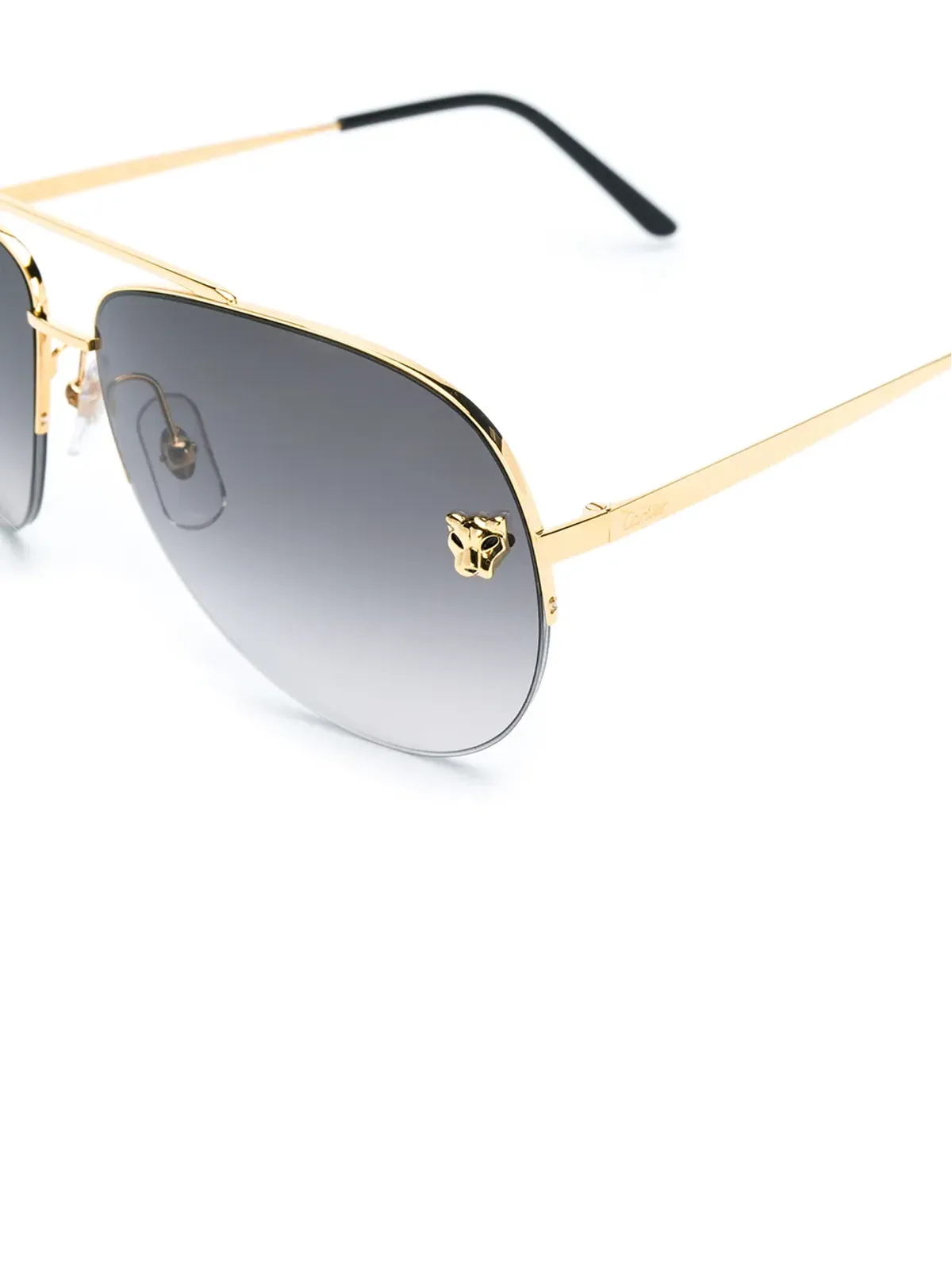 Cartier Eyewear パイロットフレーム サングラス - 画像3