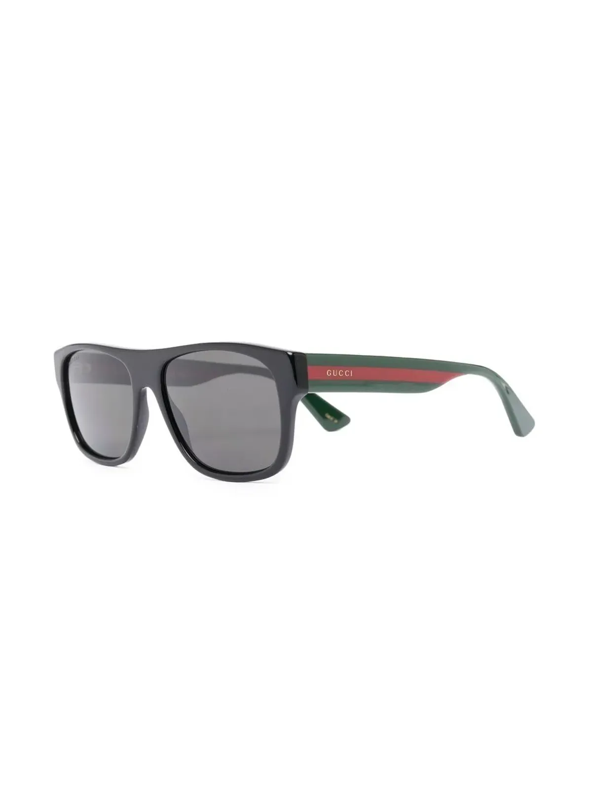 Gucci Eyewear 矩形フレームサングラス - Black - 画像2