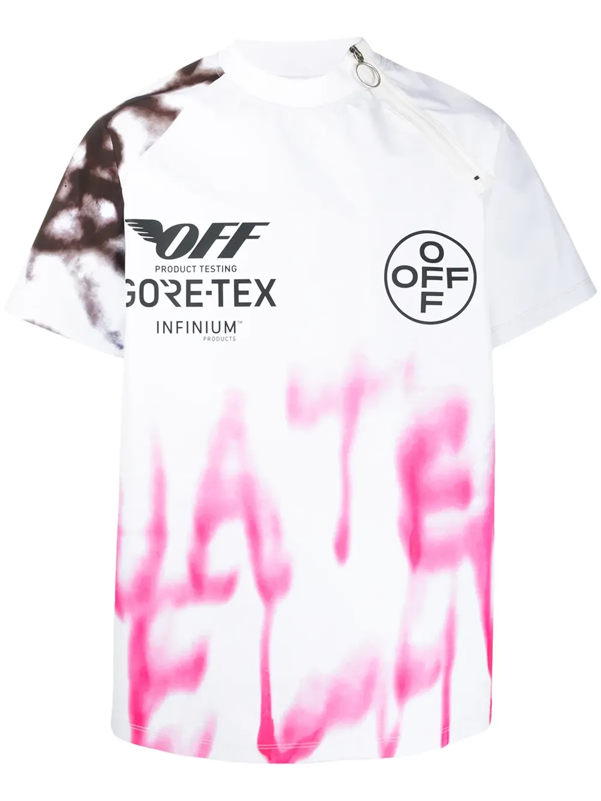 Off-White ゴアテックス グラフィティプリントTシャツ - 画像1
