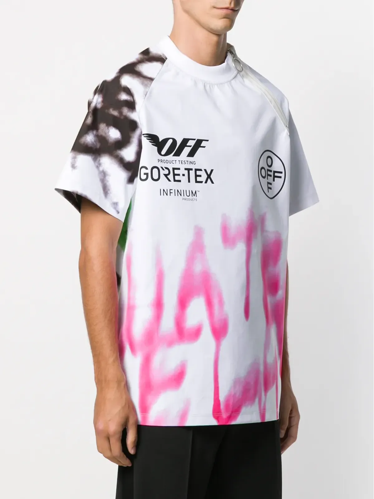 Off-White ゴアテックス グラフィティプリントTシャツ - 画像3