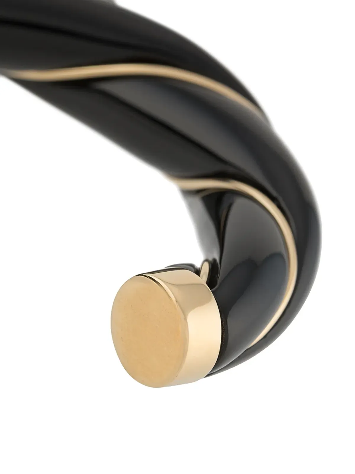 Aurelie Bidermann ディアナ エナメル付きツイストカフ - 画像3