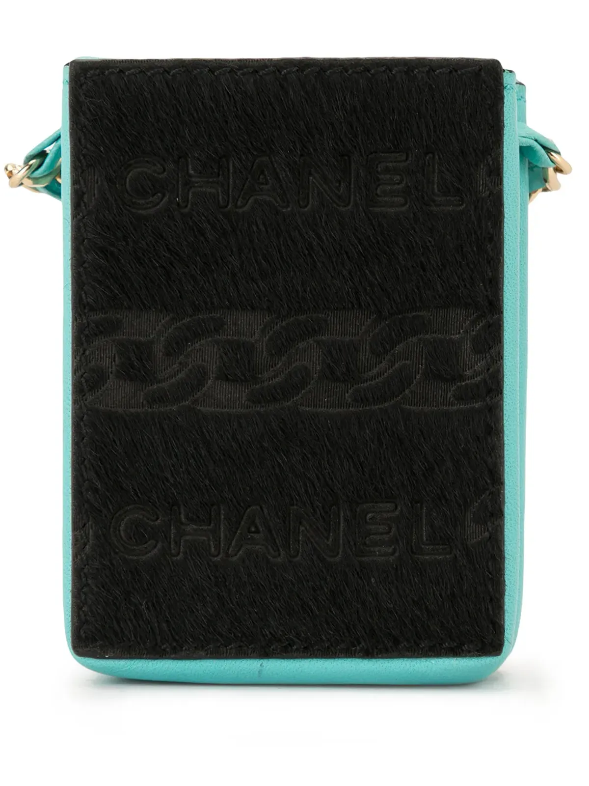 CHANEL Pre-Owned ミニチェーンポーチ - ブルー - 画像2