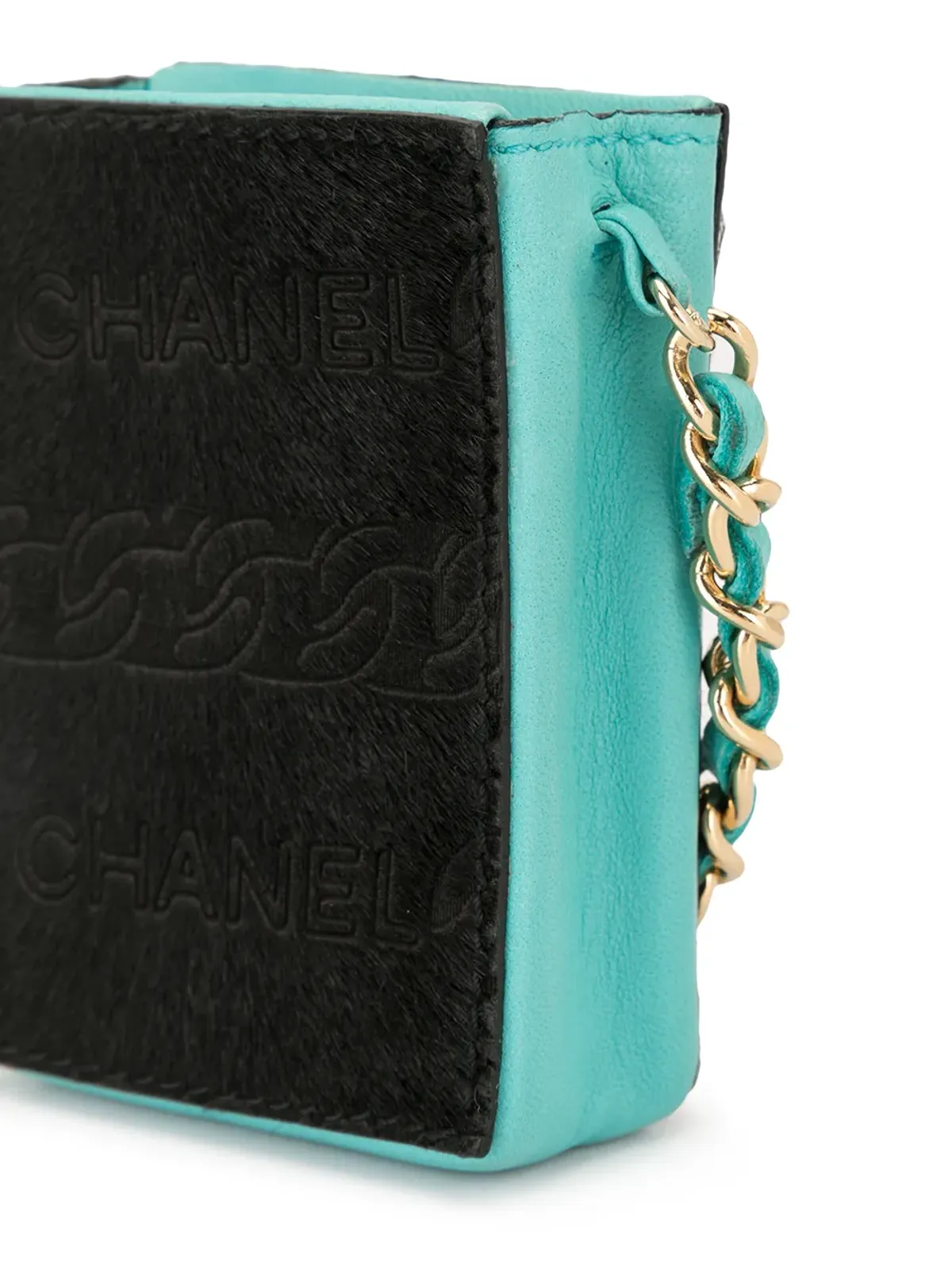 CHANEL Pre-Owned ミニチェーンポーチ - ブルー - 画像3