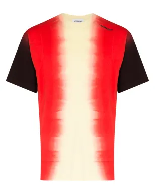 AMBUSH タイダイ柄パネル Tシャツ - レッド - サムネイル1