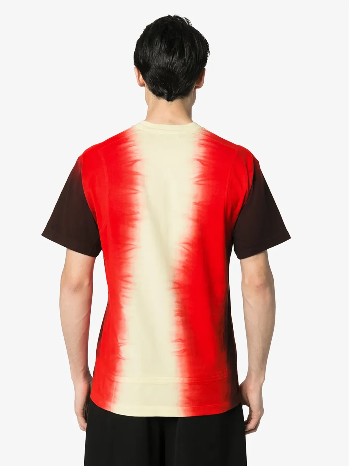 AMBUSH タイダイ柄パネル Tシャツ - レッド - 画像4