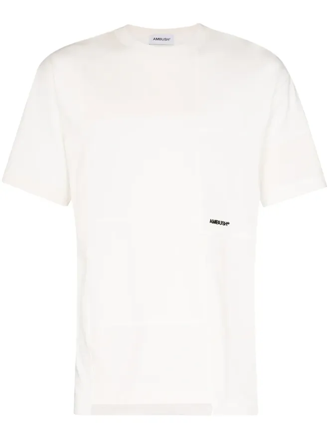 Ambush AMBUSH ロゴプリント・トーンパッチワーク Tシャツの商品画像