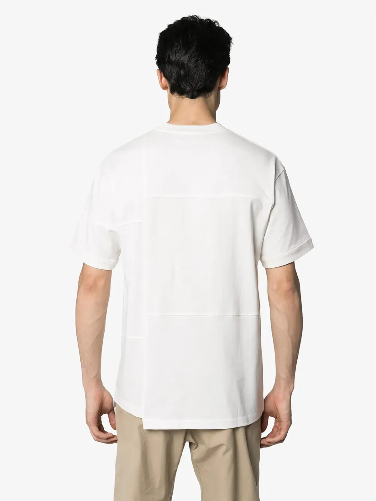 AMBUSH ロゴプリント・トーンパッチワーク Tシャツ - 画像4
