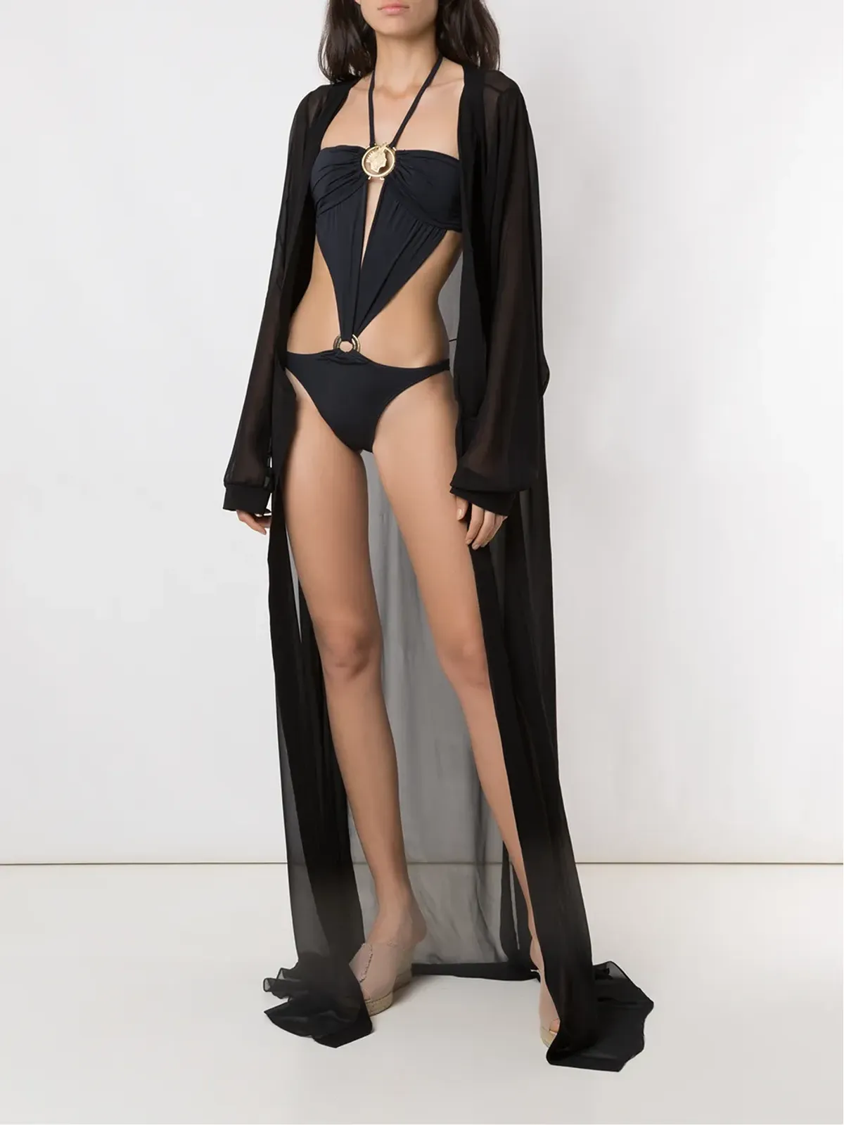 Amir Slama silk kaftan - 画像2