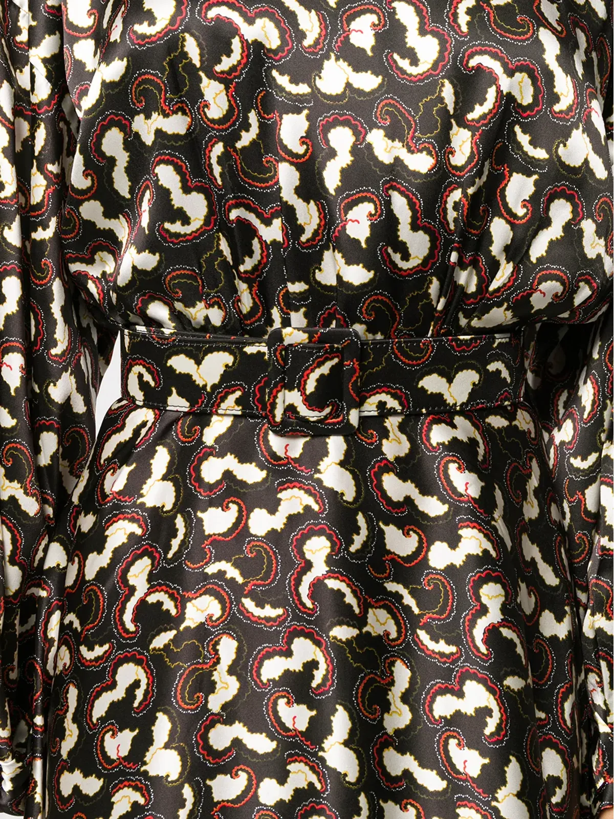 Saloni Daybreak dress - Black - 画像5