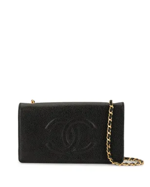 CHANEL CC刺繍WOC ブラック - サムネイル1