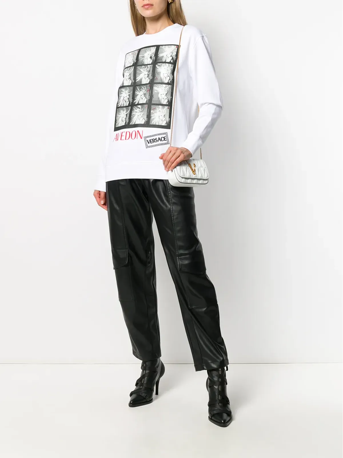 Versace Avedon photo print T-shirt - White - 画像2