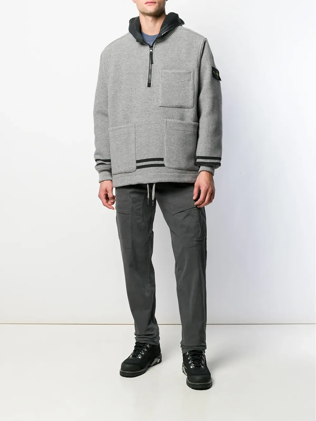 Stone Island パッチポケットフーディ - 画像2