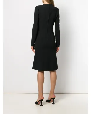 Dolce & Gabbana カディ ミディドレス - ブラック - サムネイル4