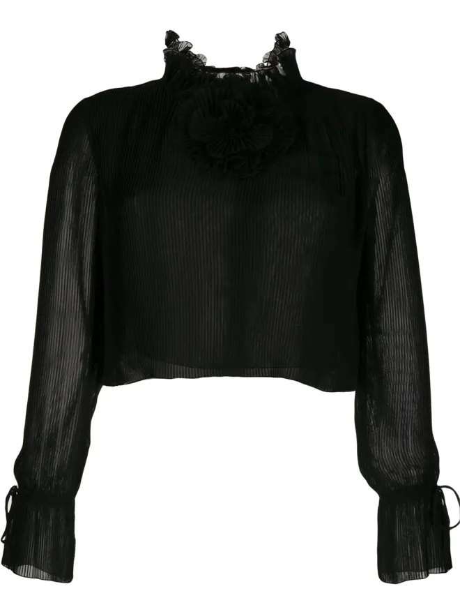 Marco De Vincenzo Marco De Vincenzo Georgette blouseの商品画像
