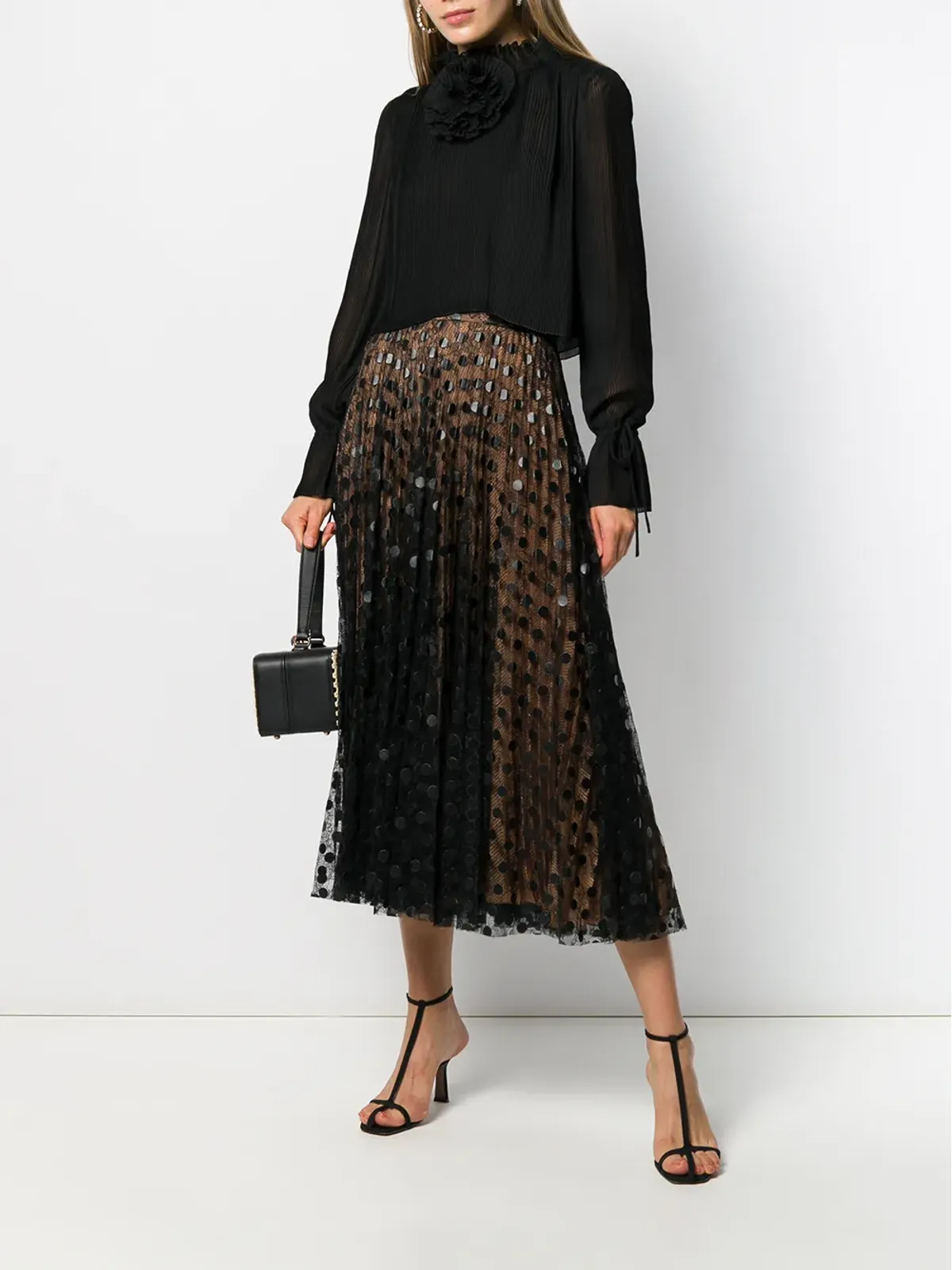 Marco De Vincenzo Georgette blouse - 画像2