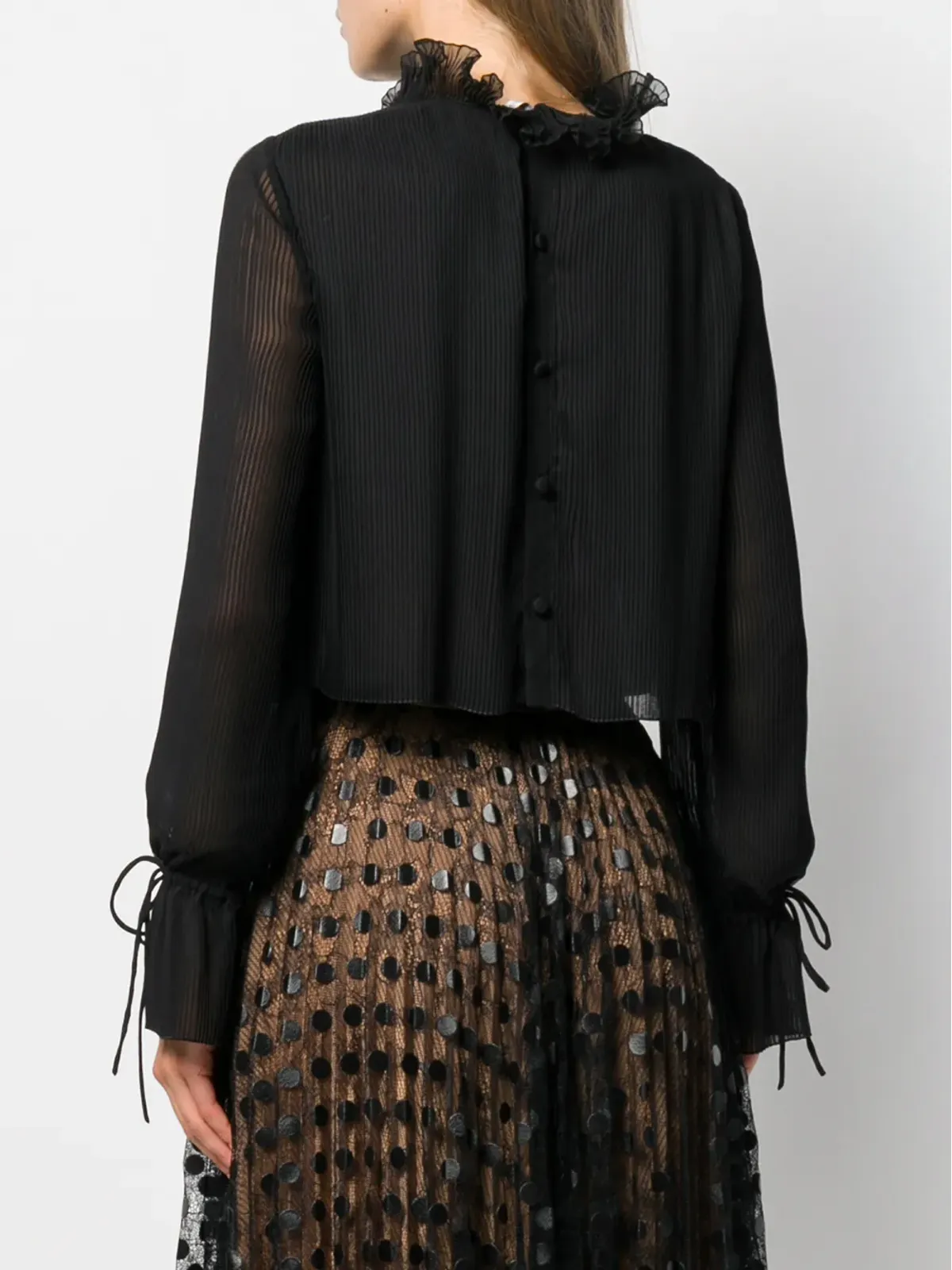 Marco De Vincenzo Georgette blouse - 画像4