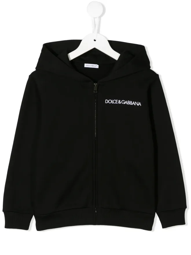 Dolce & Gabbana Kids Dolce & Gabbana Kids ロゴ刺繍コットンフーディの商品画像
