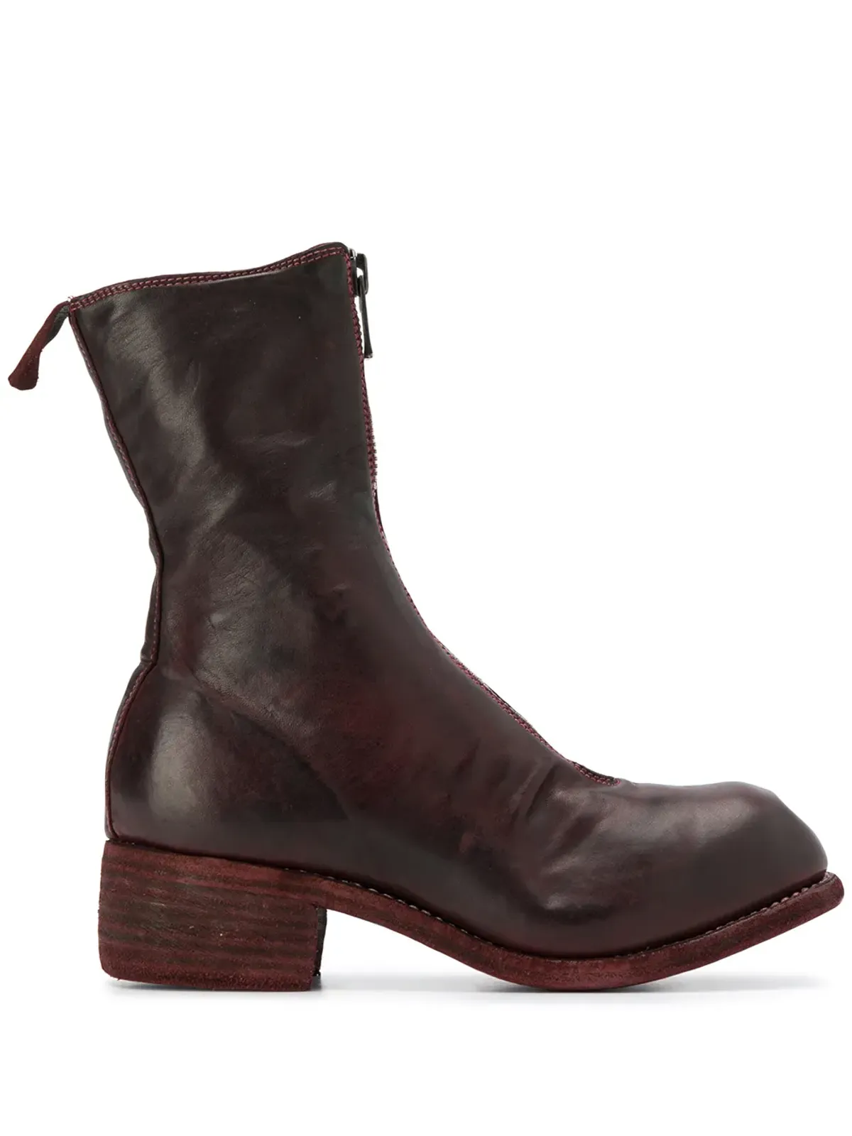 Guidi ジップフロント アンクルブーツ - 画像1