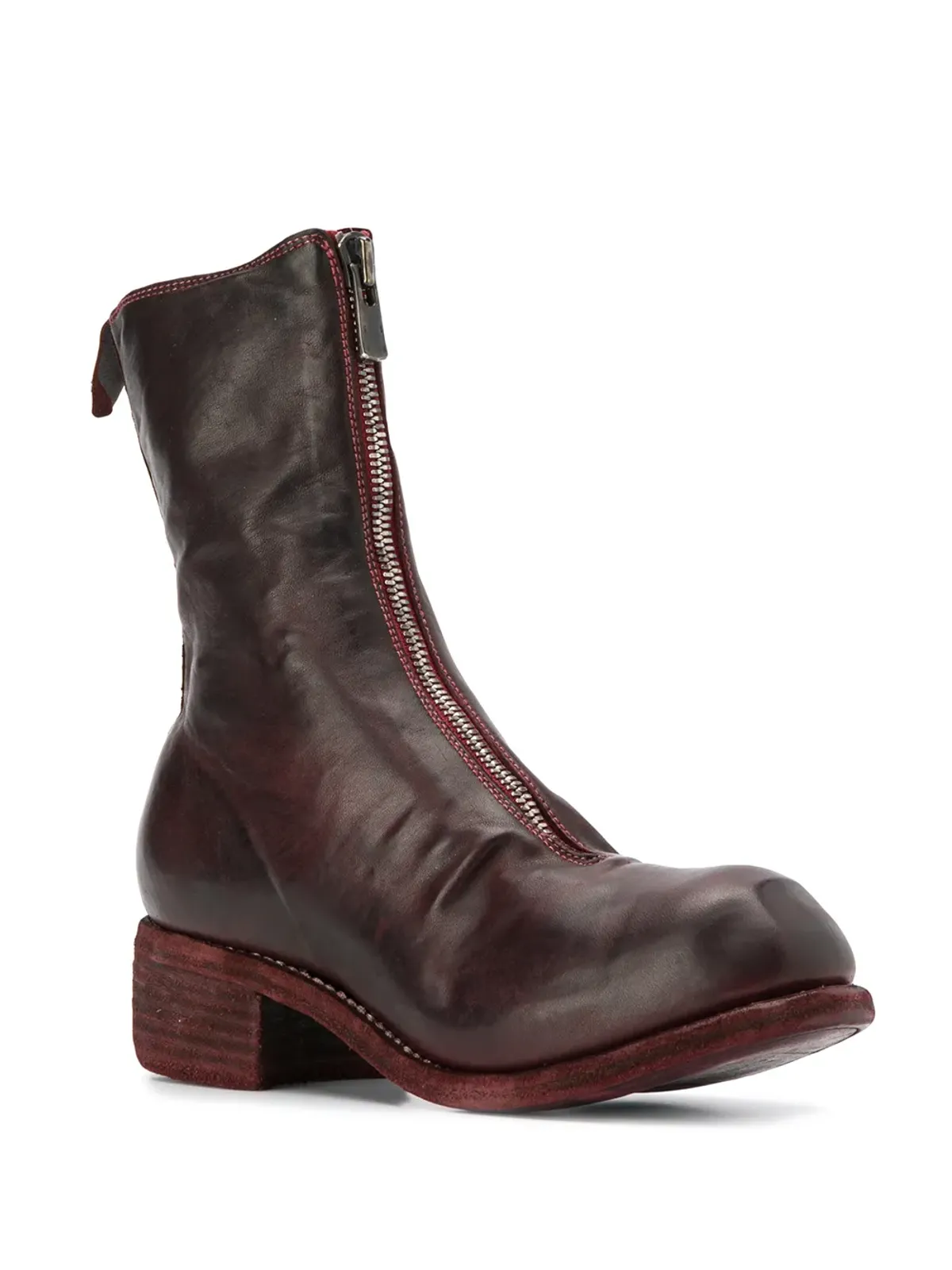 Guidi ジップフロント アンクルブーツ - 画像2